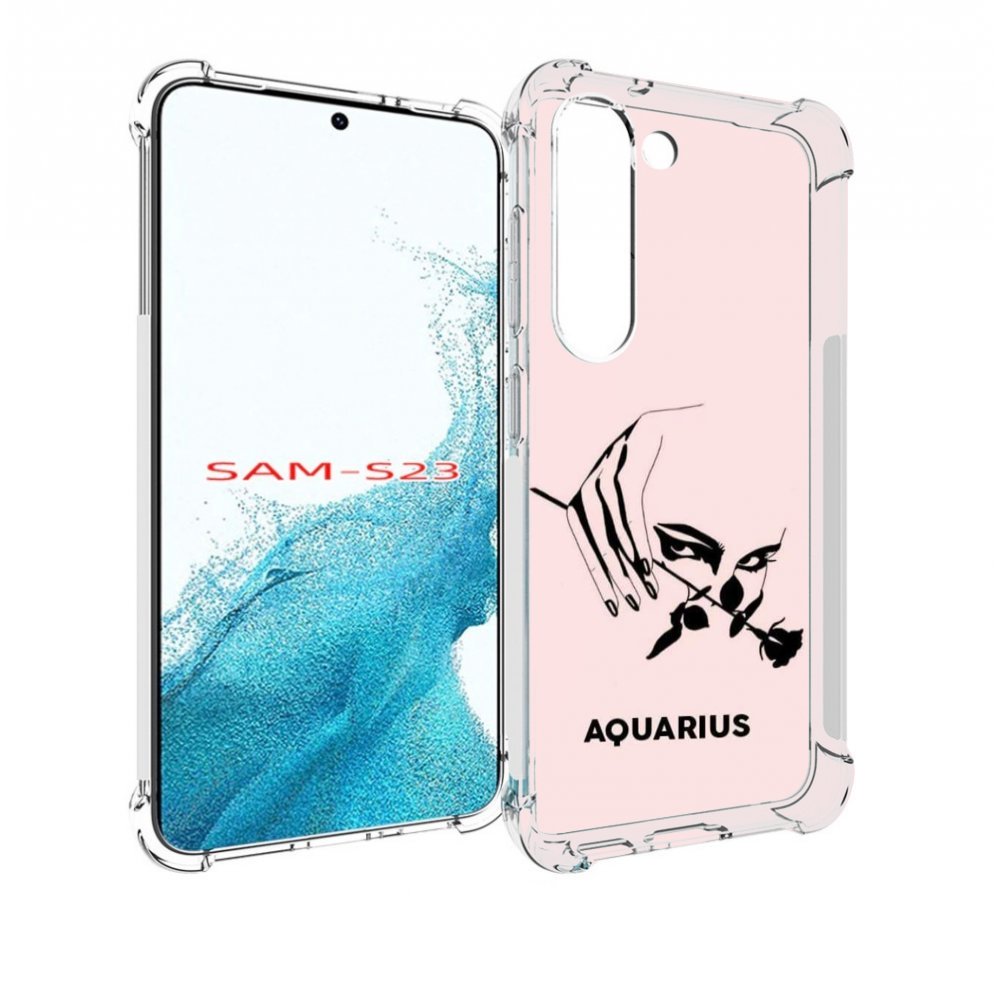 

Чехол MyPads знак зодиака водолеи 3 для Samsung Galaxy S23, Прозрачный, Tocco