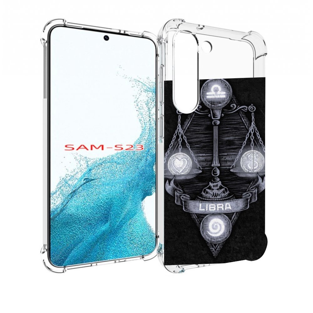 

Чехол MyPads знак зодиака весы 2 для Samsung Galaxy S23, Прозрачный, Tocco