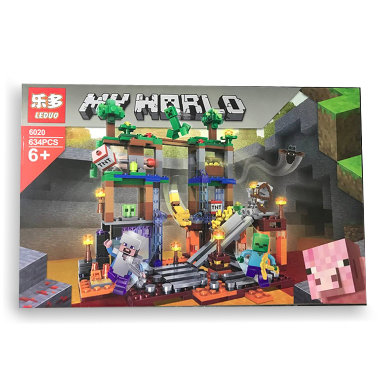 

Конструктор Minecraft MY WORLD 6020 "Аттракцион смерти" 634 дет