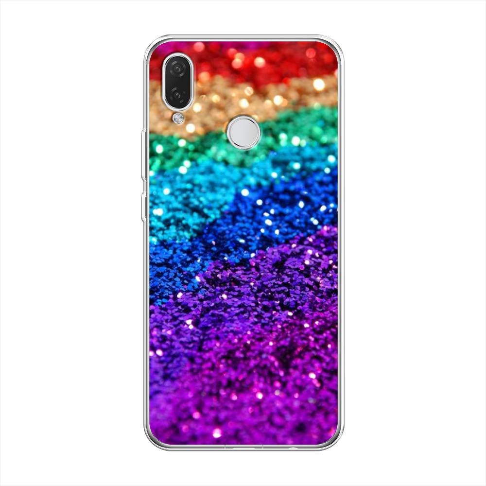 

Чехол Awog "Блестящая радуга рисунок" для Huawei P Smart Plus, 68250-3