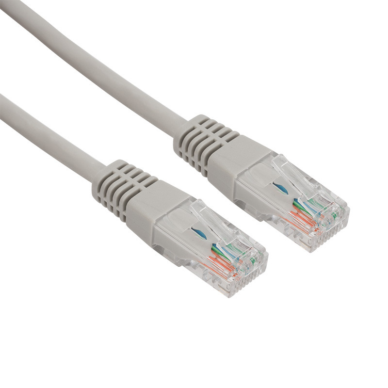 Патч-корд Rexant RJ45-RJ45 вилка-вилка 1.5м (18-8004) серый