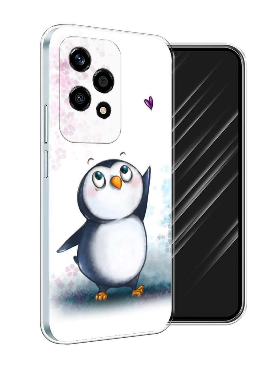 

Чехол Awog на Honor 200 Lite "Пингвин и сердечко", Белый, 6124650-1