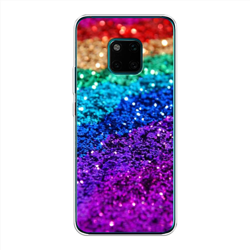 

Чехол Awog на Huawei Mate 20 Pro "Блестящая радуга рисунок", Разноцветный, 67050-3