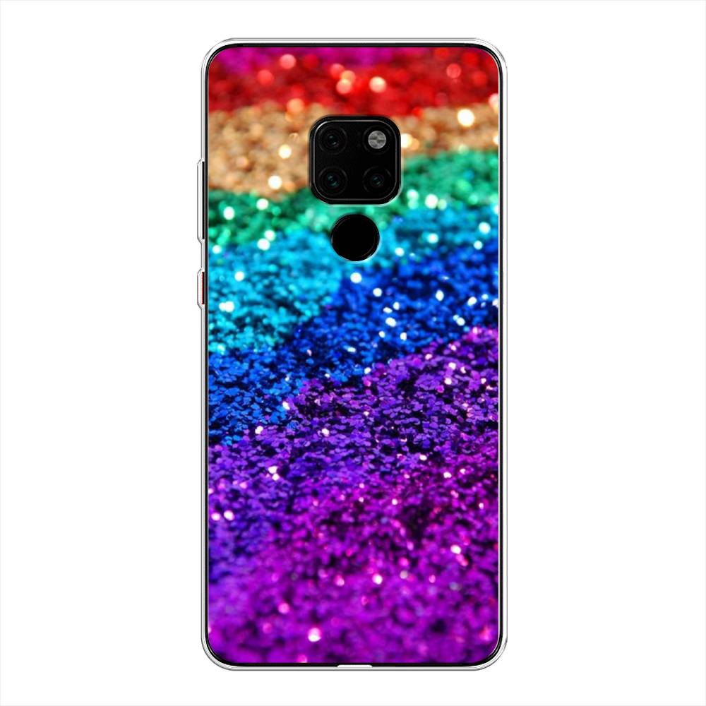 

Чехол Awog "Блестящая радуга рисунок" для Huawei Mate 20, Разноцветный, 66850-3