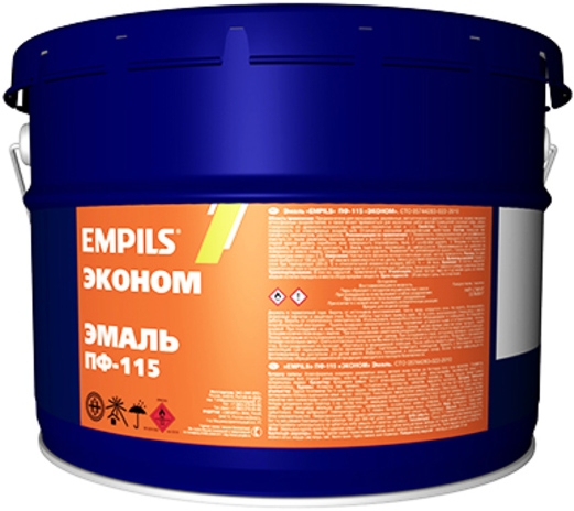 

EMPILS эмаль ПФ-115 синяя (10кг) КЛАСС ЭКОНОМ, Синий