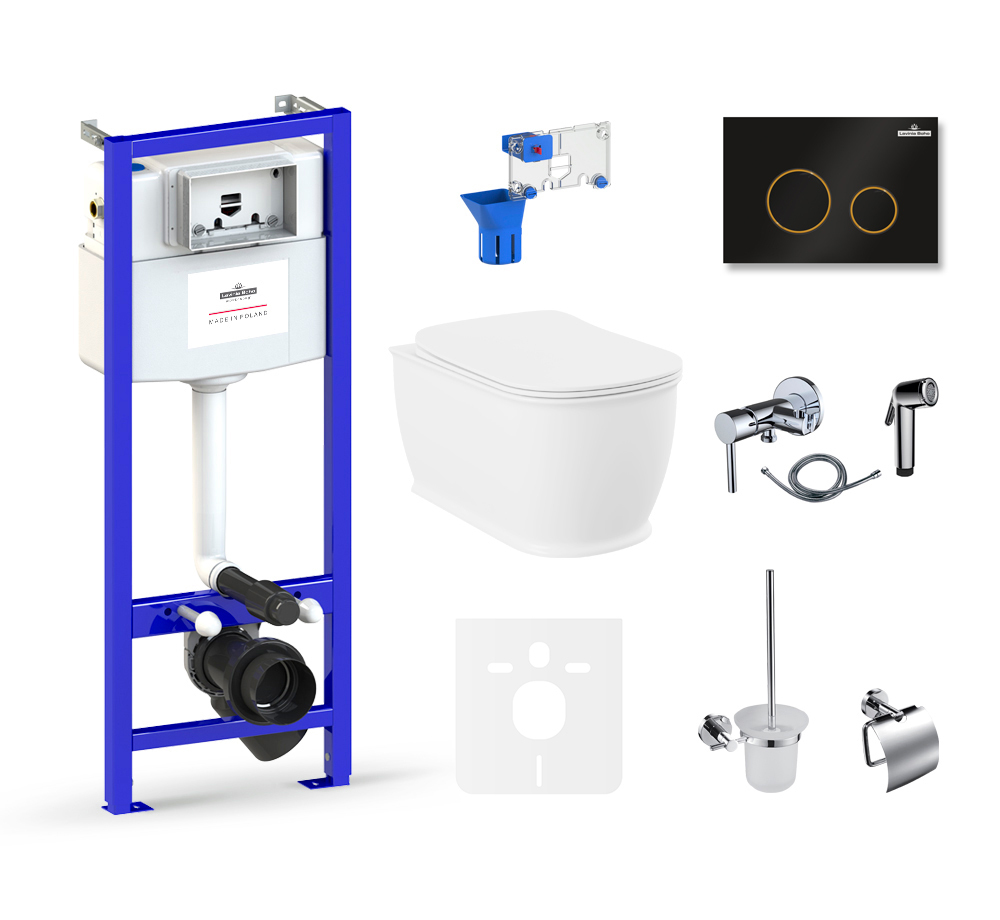 

Комплект 10 в 1 Lavinia Boho Bell Pro Rimless 75110478, премиум с пластиковой клавишей