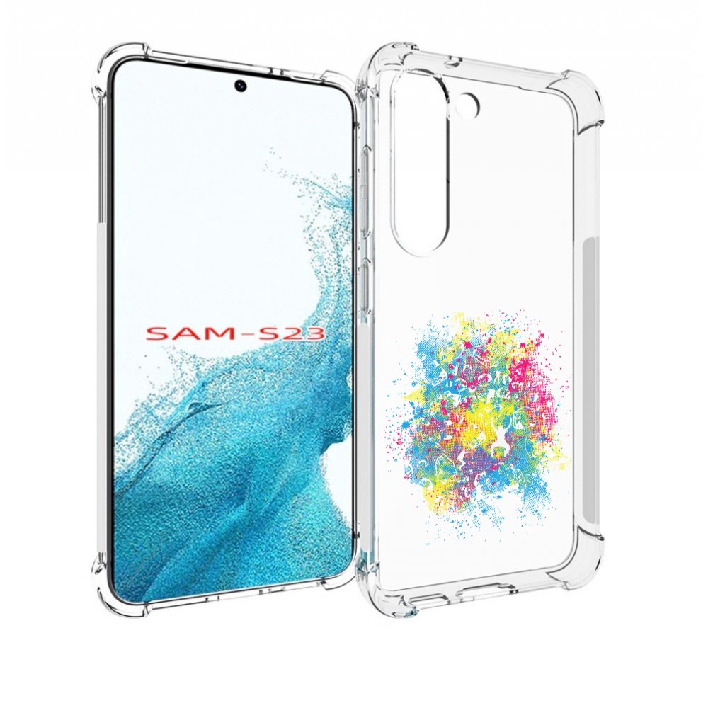 

Чехол MyPads акварель абстракция для Samsung Galaxy S23, Прозрачный, Tocco