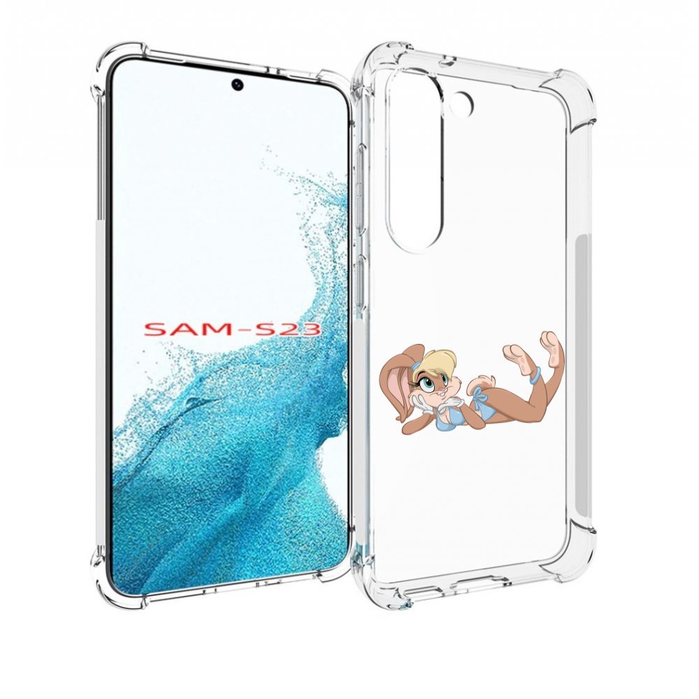 Чехол MyPads зайка-в-купальнике для Samsung Galaxy S23