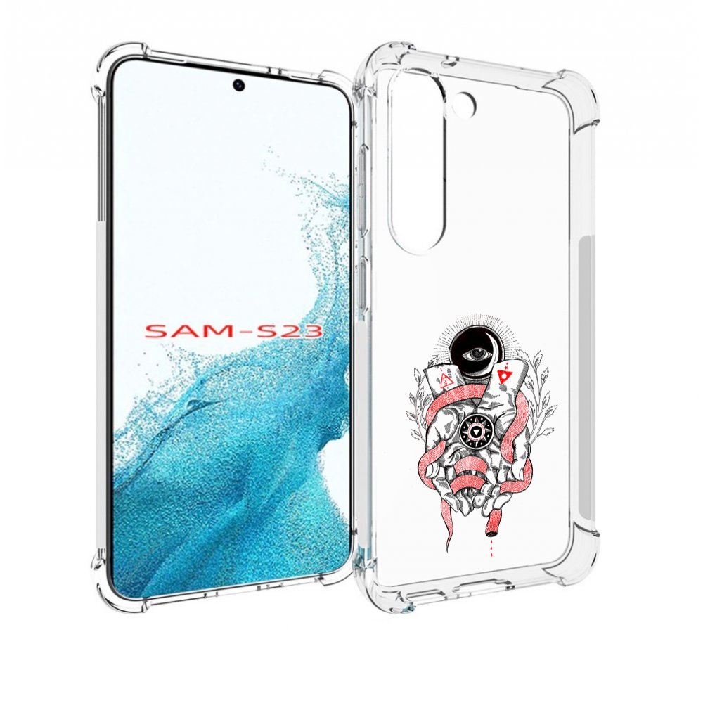 

Чехол MyPads абстрация связанные руки для Samsung Galaxy S23, Прозрачный, Tocco
