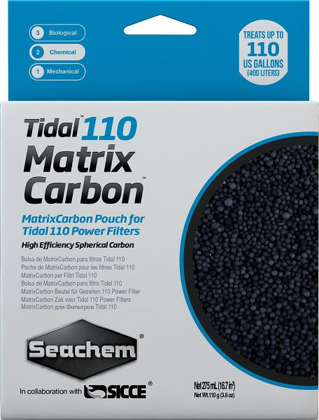 фото Уголь seachem matrix carbon для рюкзачного фильтра seachem tidal 110