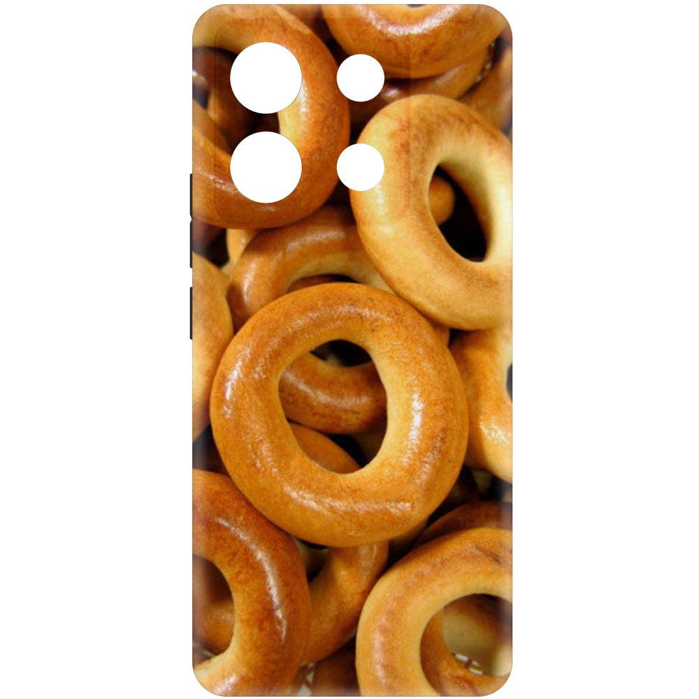 

Чехол-накладка Krutoff Soft Case Сушки для Xiaomi Redmi Note 13 Pro 5G черный