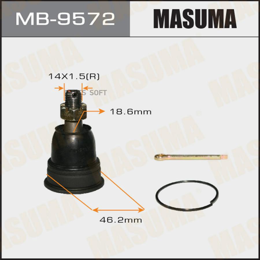 

MASUMA 'MB9572 Шаровая опора MASUMA front up PATHFINDER/ R51M 1шт