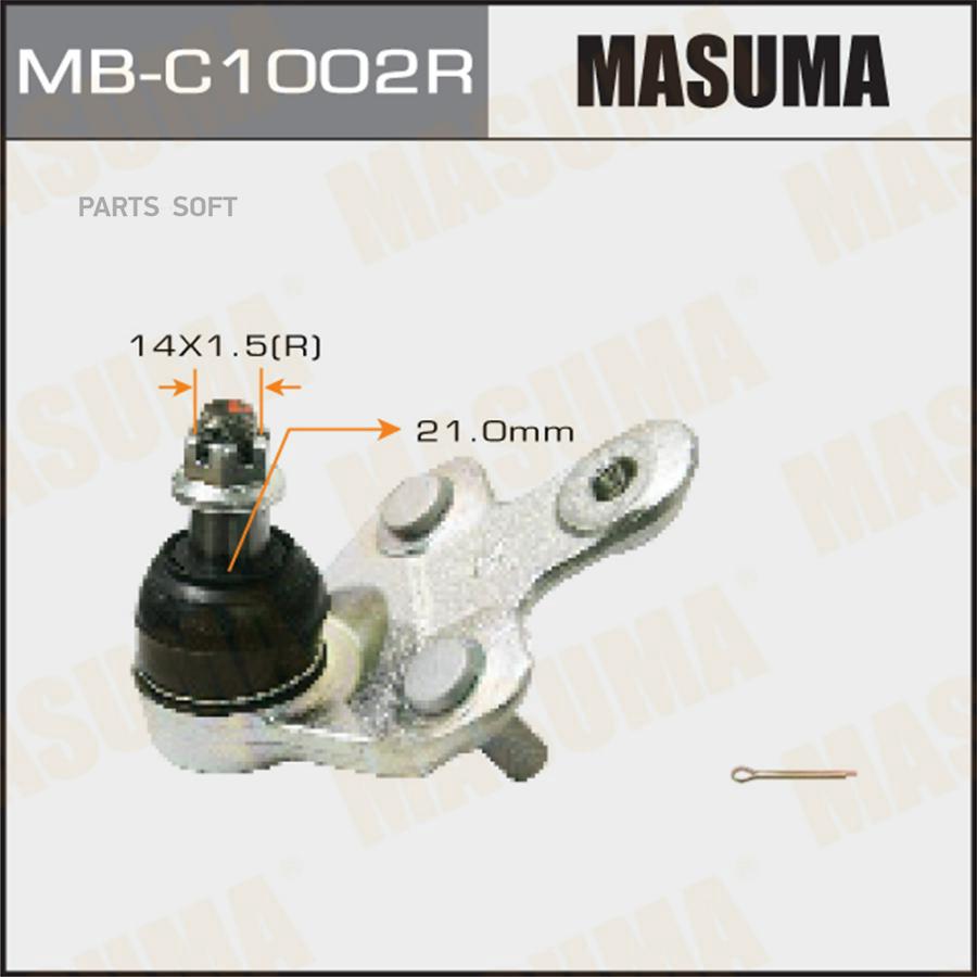 

MASUMA MBC1002R Шаровая опора Toyota Highlander 07-13, Venza 08-16; Lexus RX 08- MASUMA пр