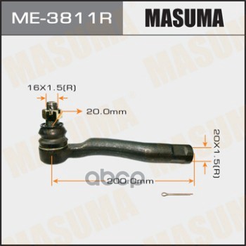 

MASUMA ME3811R Наконечник рулевой Toyota Land Cruiser 98-02; Lexus LX470 98-02 MASUMA прав