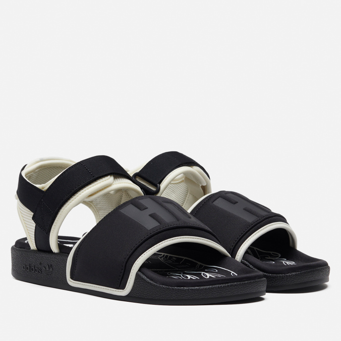 

Сандалии adidas Originals x Pharrell Williams Adilette 2.0 чёрный, размер 43 EU, Черный, x Pharrell Williams Adilette 2.0
