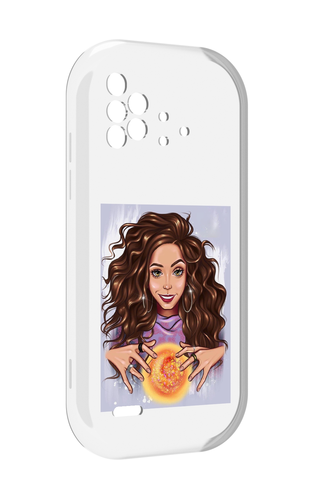 

Чехол MyPads девушка-волшебница для UMIDIGI Bison X10 / X10 Pro, Прозрачный, Tocco