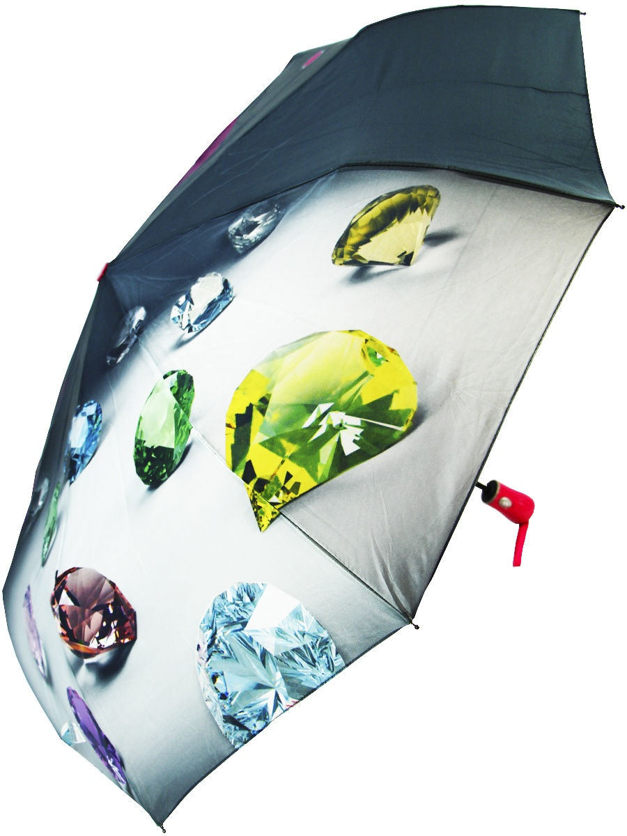 

Зонт женский RainBrella 176-9 малиновый, 176-9