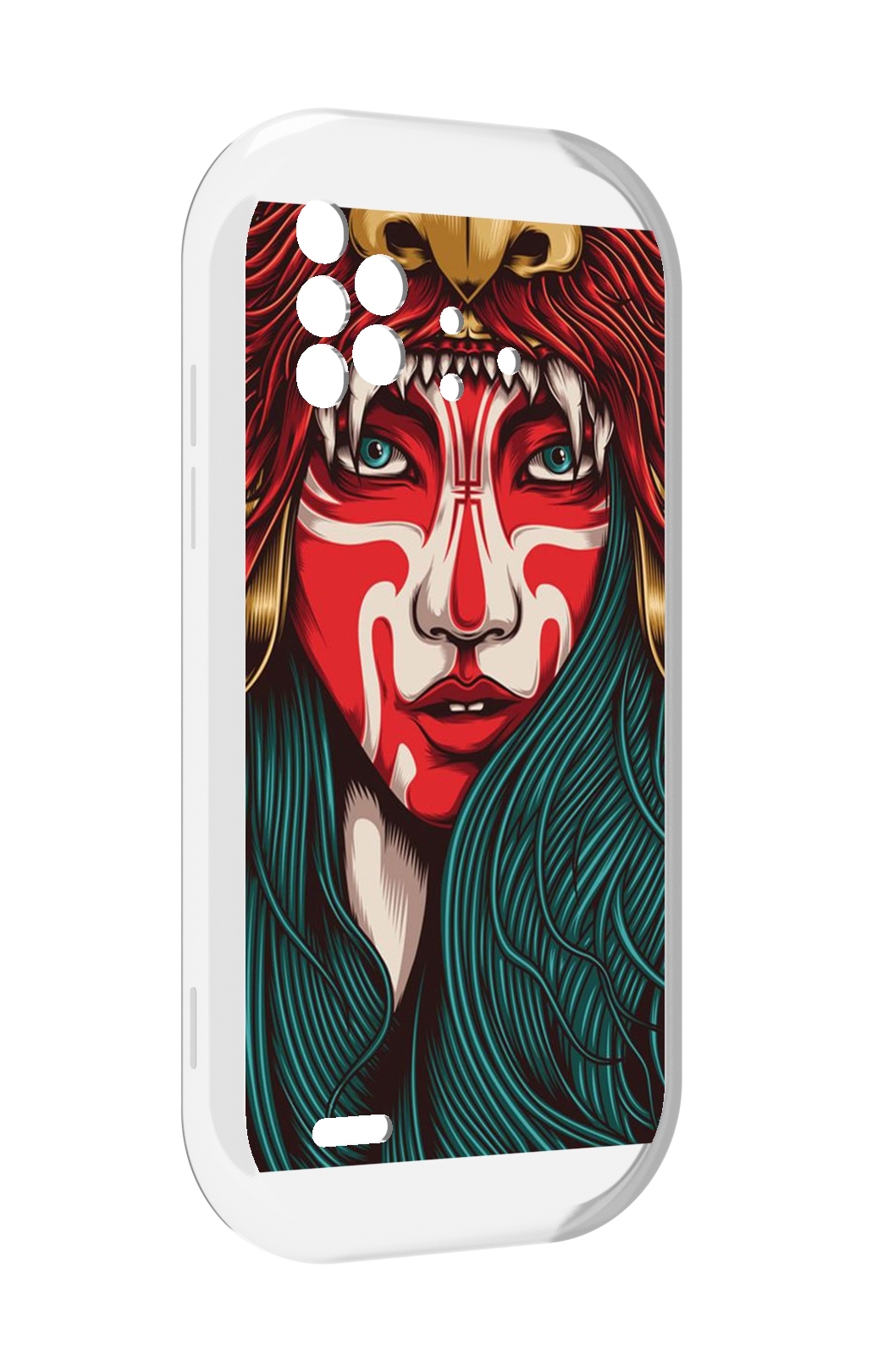 

Чехол MyPads девушка-в-маскировке для UMIDIGI Bison X10 / X10 Pro, Прозрачный, Tocco