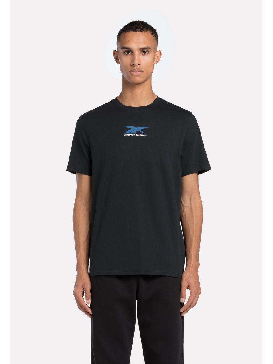 

Футболка унисекс Reebok RE544K003 черная M, Черный, RE544K003