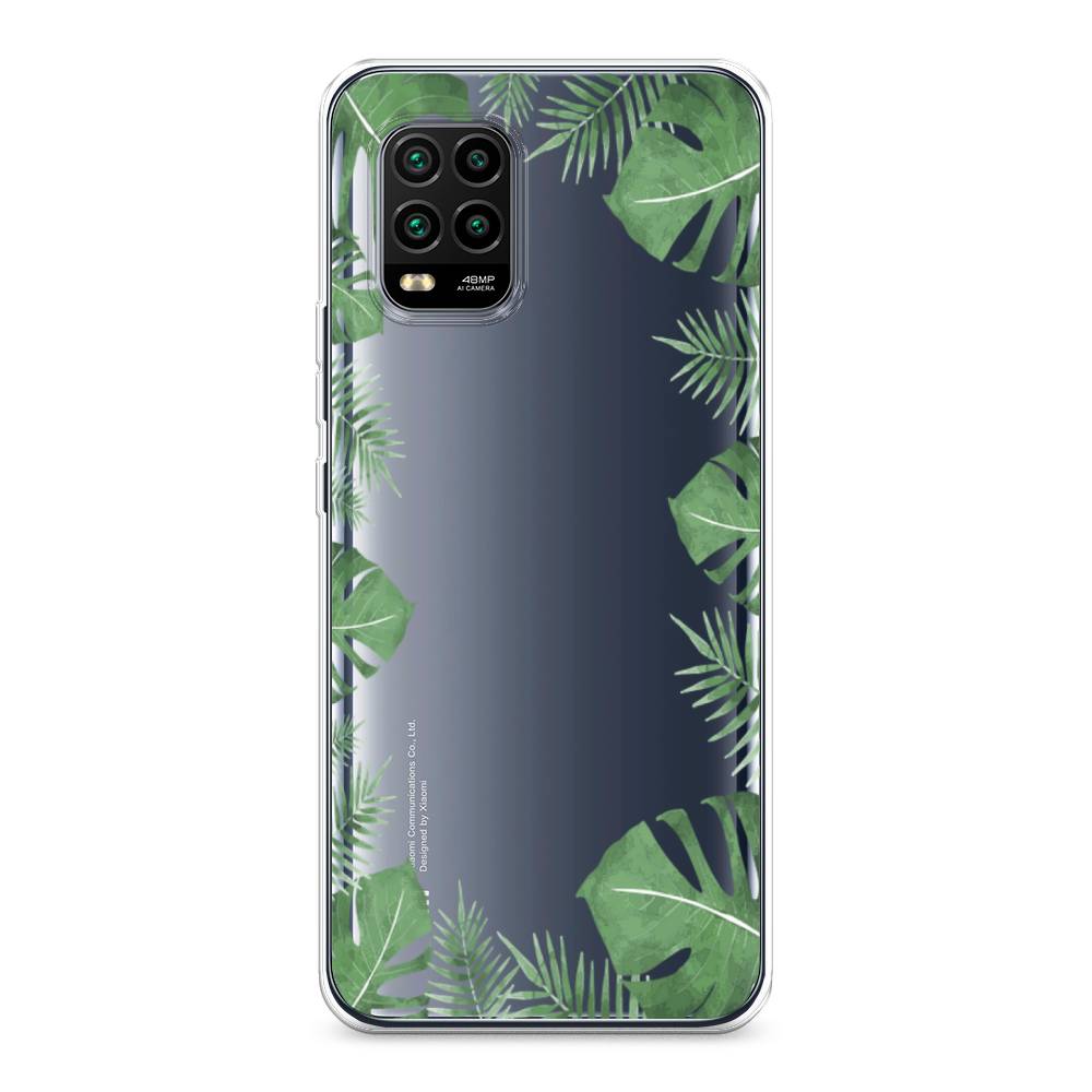

Чехол Awog на Xiaomi Mi 10 Lite "Листья папоротника рамка", Разноцветный, 38550-8