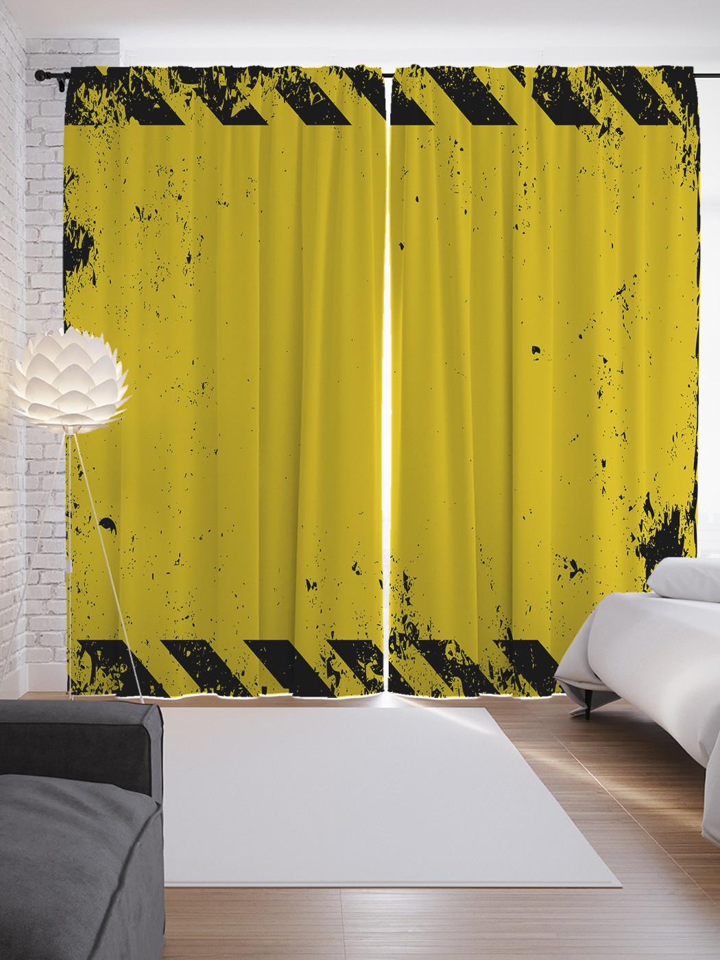 

Шторы JoyArty с фотопечатью "Запретная зона" из сатена, 290х265 см, Запретная зона