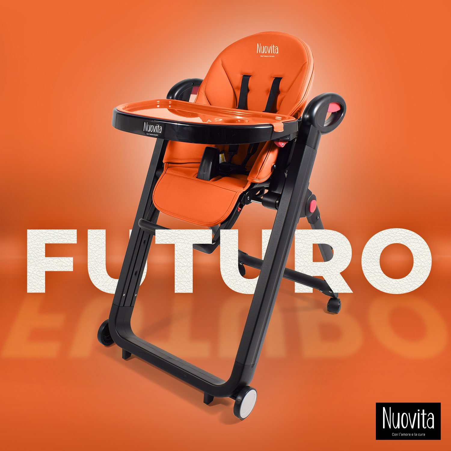 Nuovita стульчик для кормления nuovita futuro nero