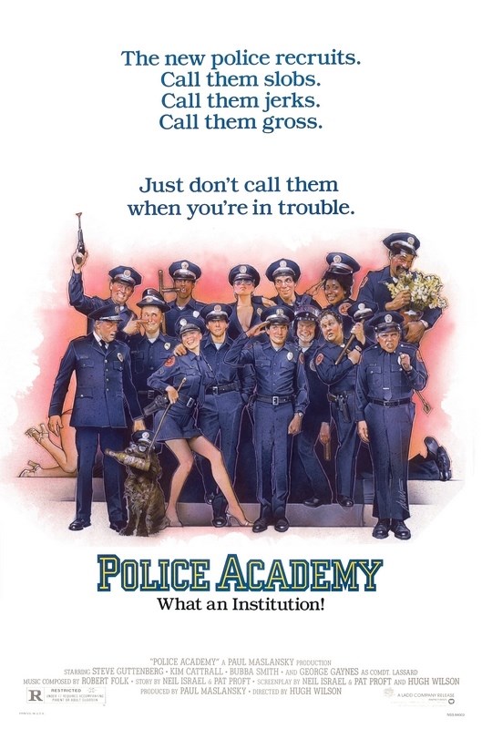 

Постер к фильму "Полицейская академия" (Police Academy) 50x70 см