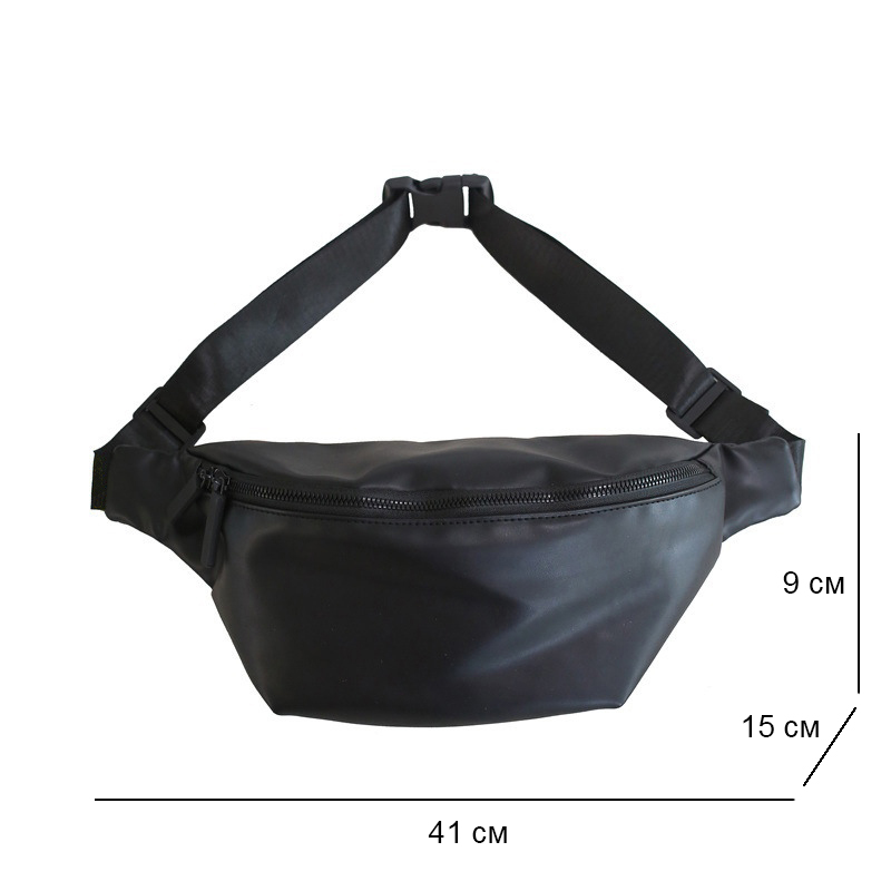 Поясная сумка унисекс JUST FIT new_beltbag, черный