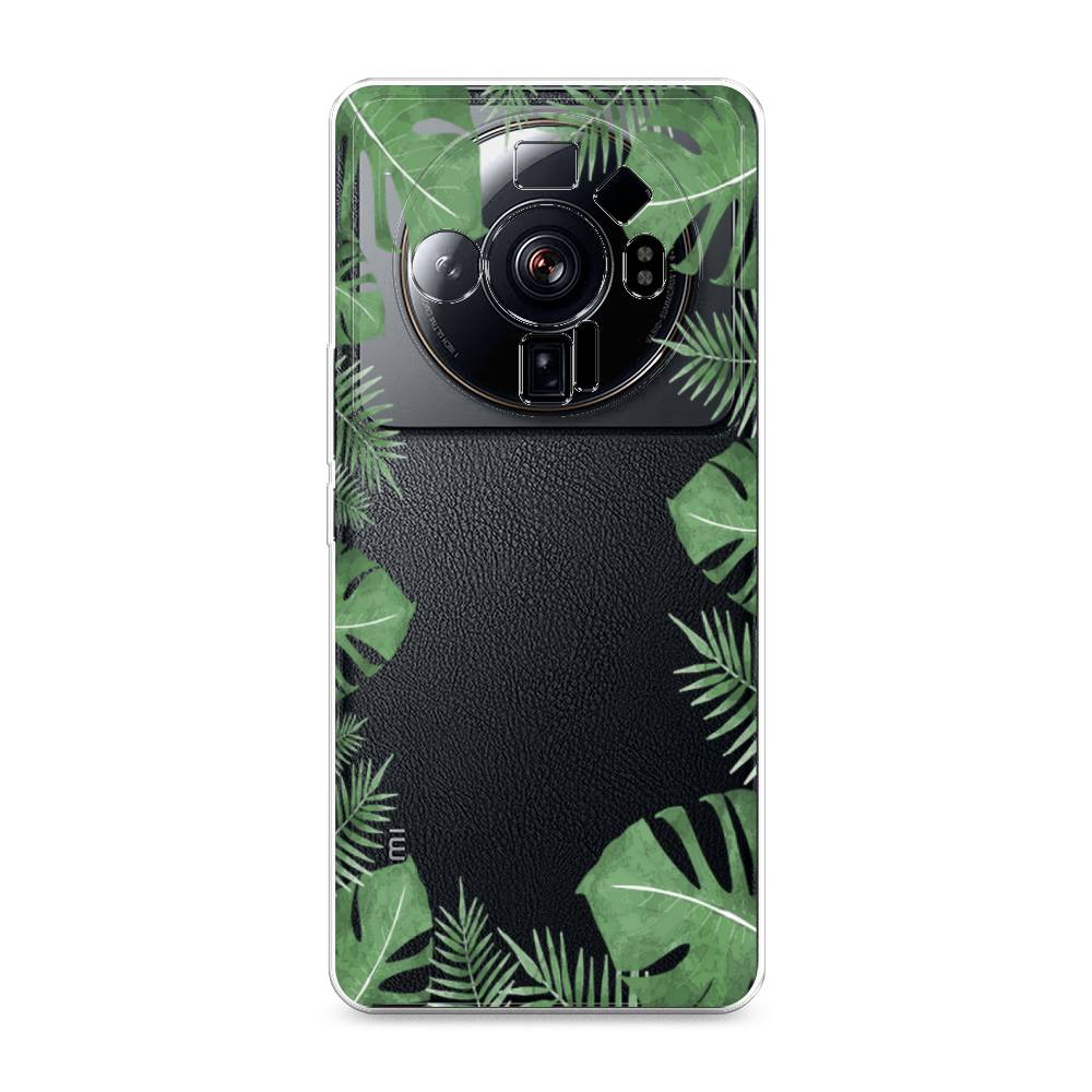 

Чехол Awog на Xiaomi 12S Ultra "Листья папоротника рамка", Разноцветный, 314550-8