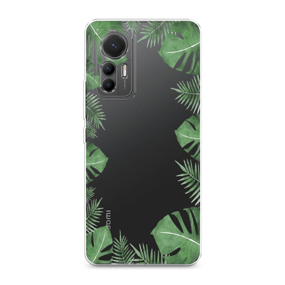 

Чехол Awog на Xiaomi 12 Lite "Листья папоротника рамка", Разноцветный, 315050-8