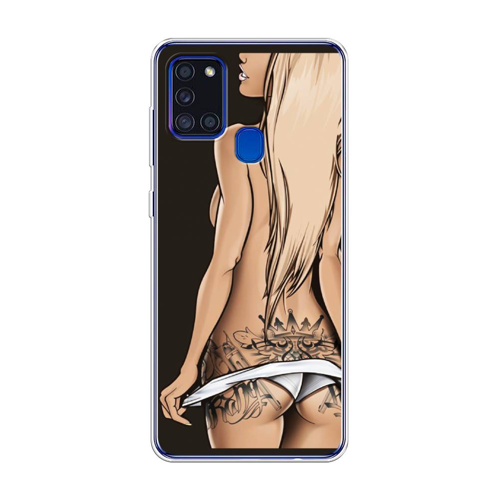 

Чехол на Samsung Galaxy A21s "Обнаженная девушка", 2100250-6