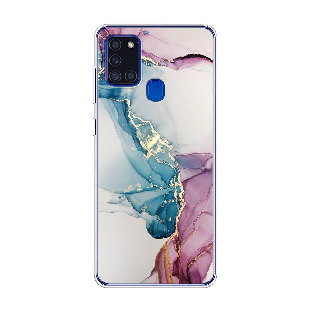 

Чехол на Samsung Galaxy A21s "Розовые разводы рисунок", 2100250-3