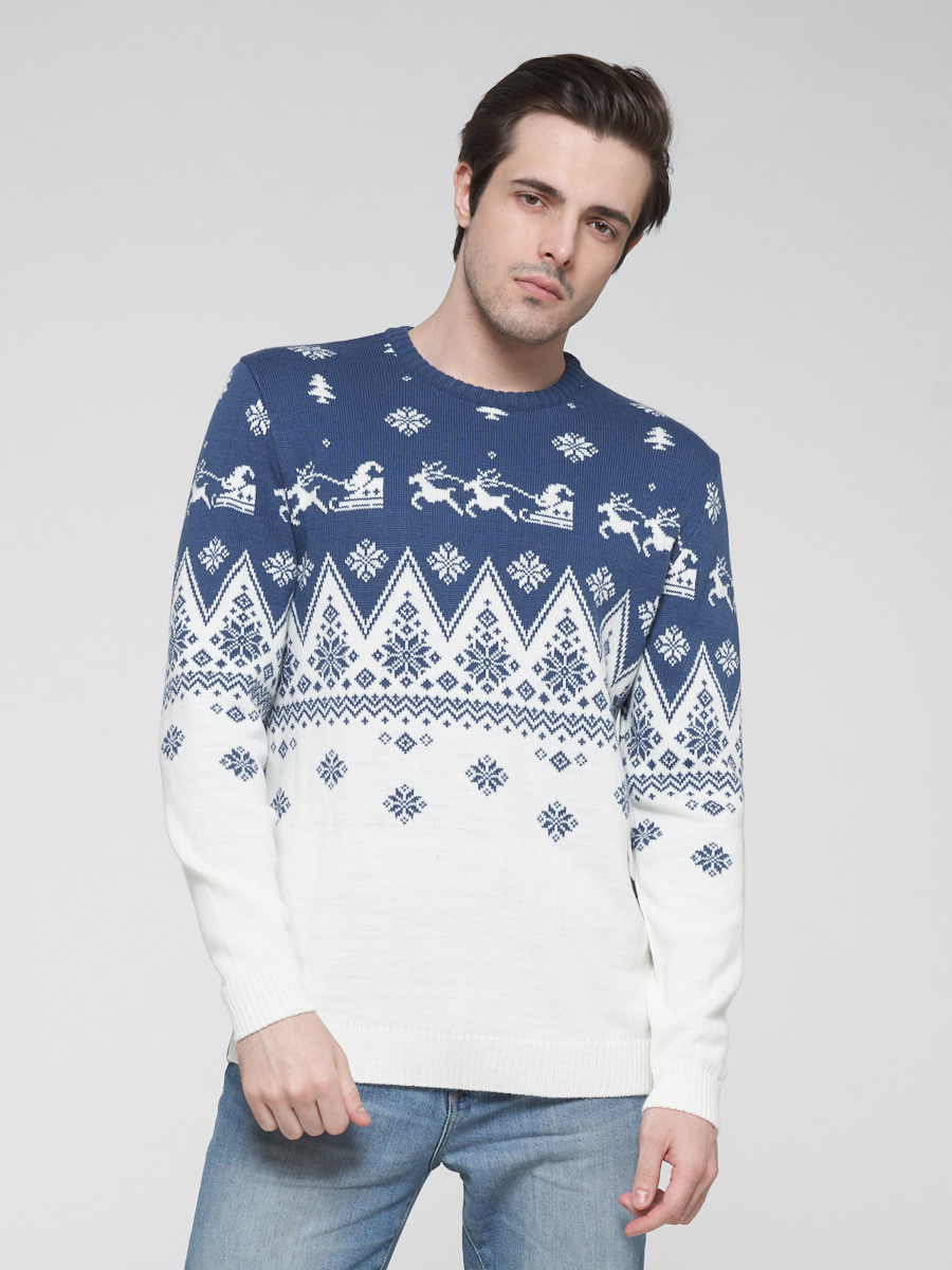 

Джемпер мужской VAY 202-12147 синий 50