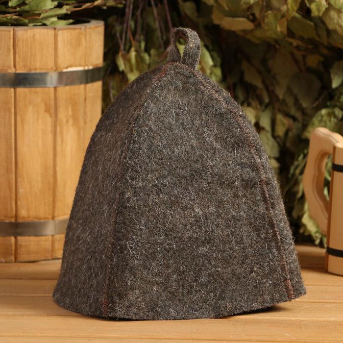 

Шапка для бани Добропаровъ Классическая Р00011560 onesize серый, Классическая