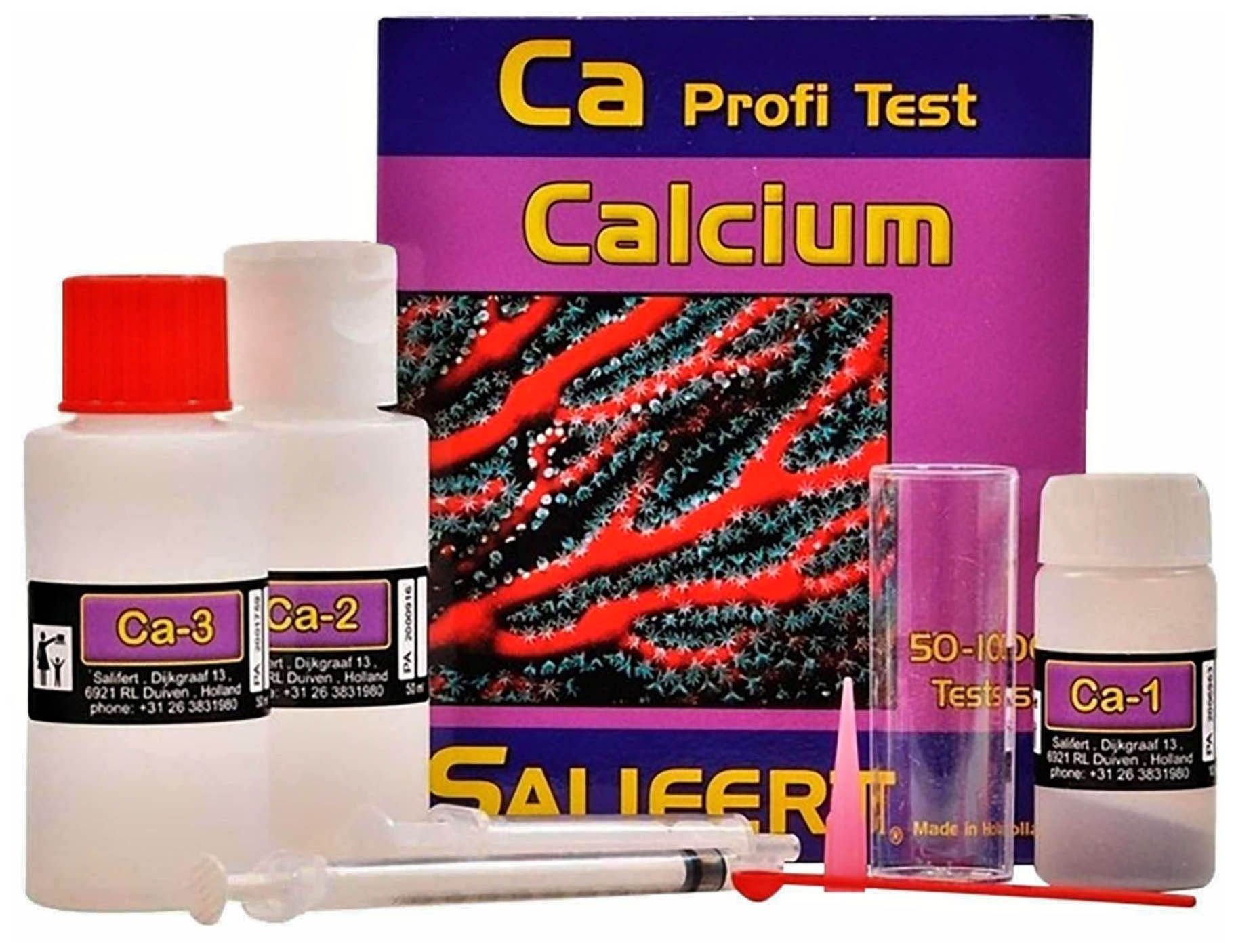 Тест для воды на кальций Salifert, Calcium Profi-Test, 50 -100 измерений