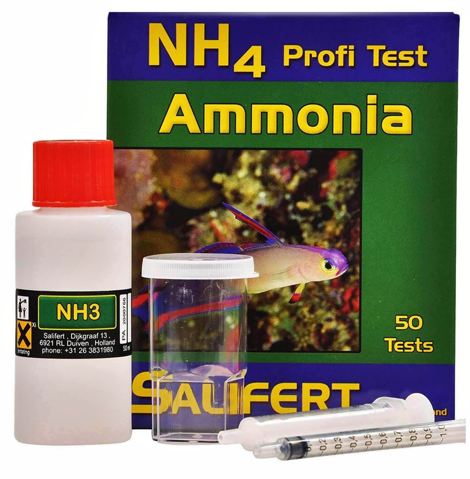 Тест для воды на аммоний Salifert, Ammonia Profi-Test, 50 измерений