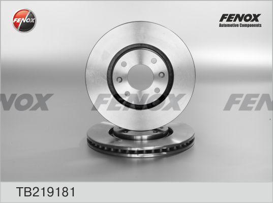 

Тормозной диск FENOX передний для Citroen Berlingo ESP, C5/Peugeot 207 05, 307 05 TB219181