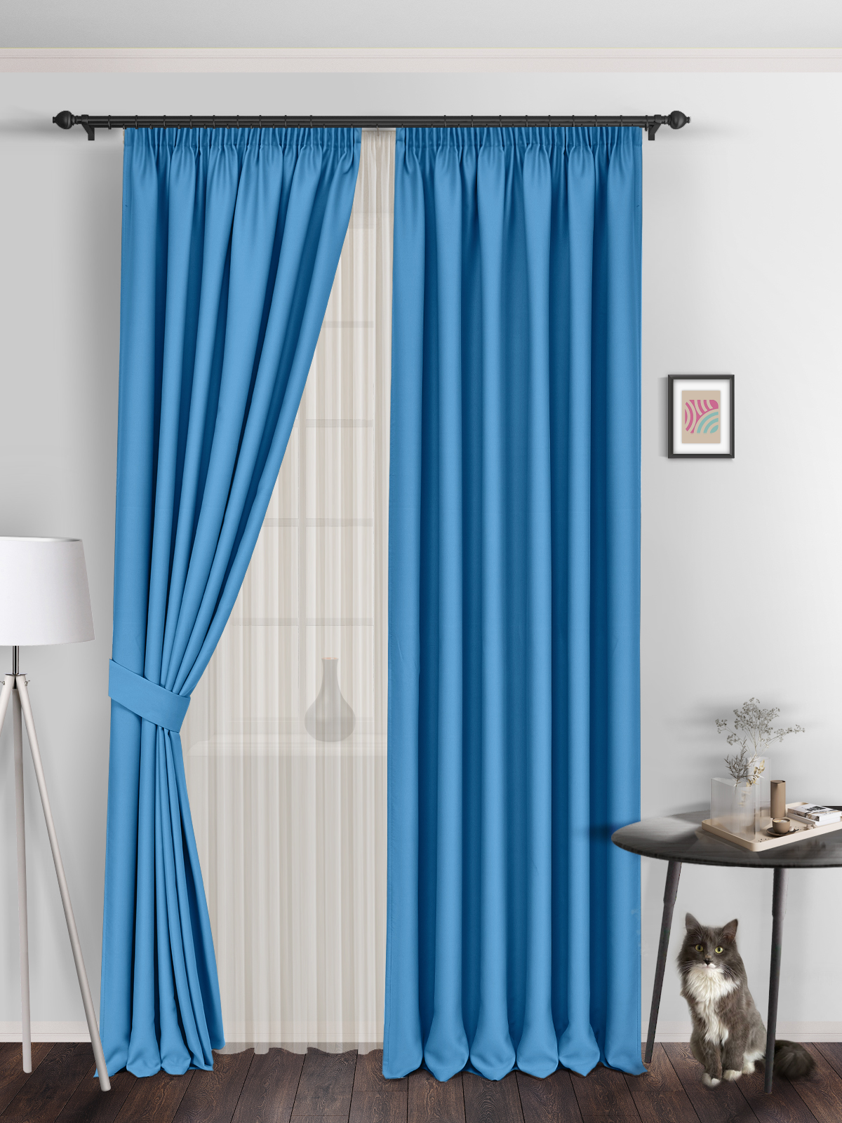 

Шторы блэкаут ВсеТканиТут bacio blackout 150х250 2 шт, bacio blackout