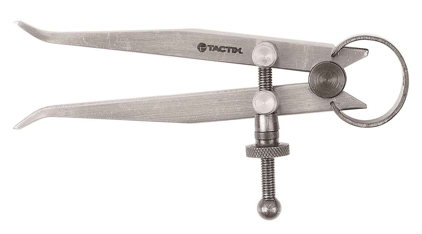 Циркуль TACTIX, 545155, столярный с изогнутыми кончиками 106 мм столярный циркуль tactix