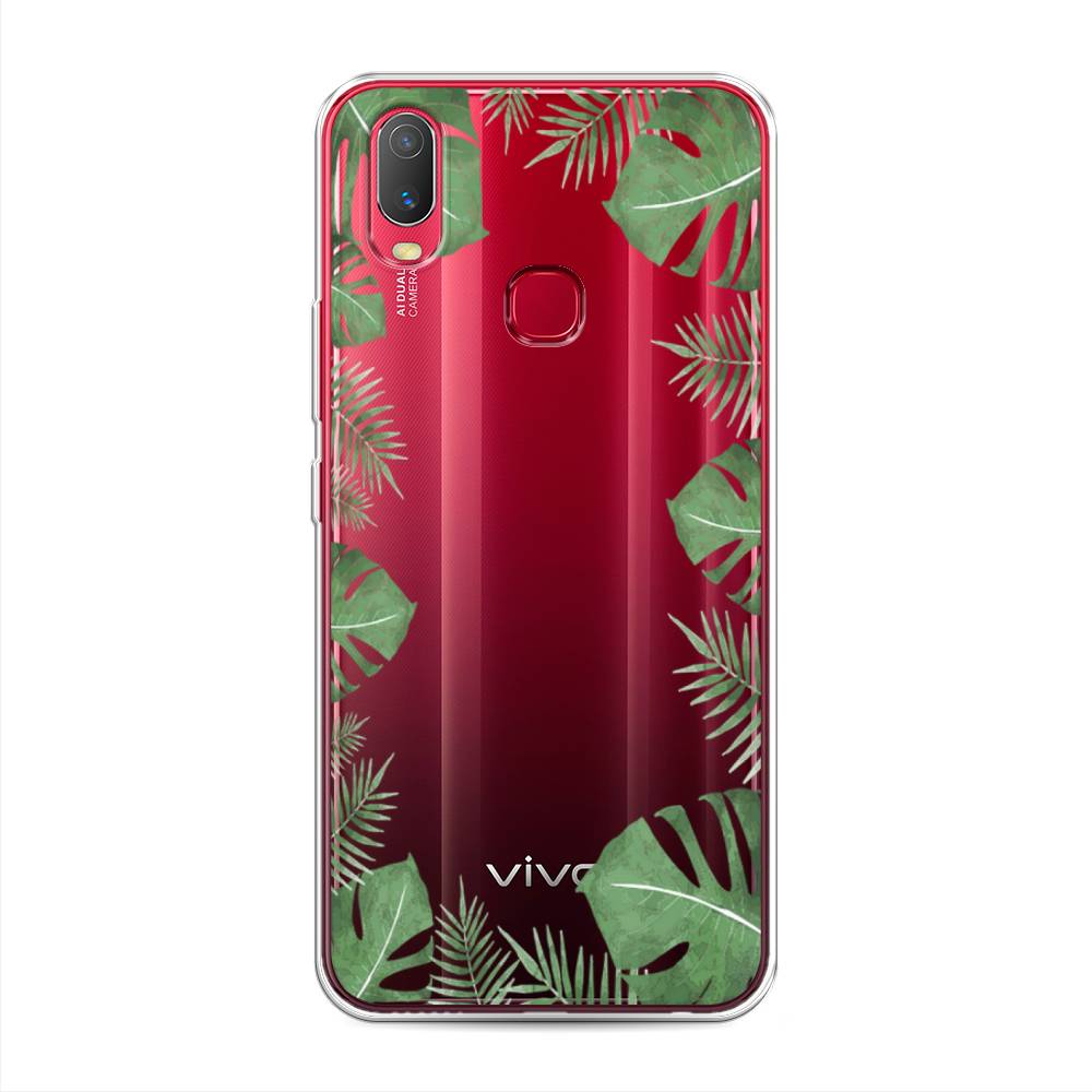 

Чехол Awog на Vivo Y11 "Листья папоротника рамка", Разноцветный, 261650-8