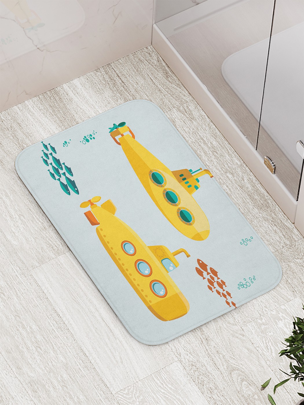 

Коврик противоскользящий для ванной, сауны, бассейна, 77х52 см bath_88159 JoyArty
