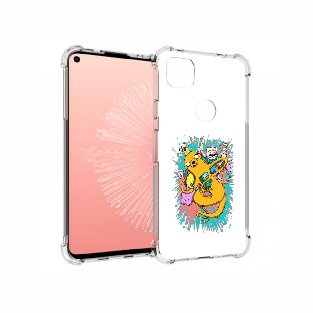 

Чехол MyPads Tocco для Google Pixel 4A время приключений рисунок, Прозрачный, Tocco