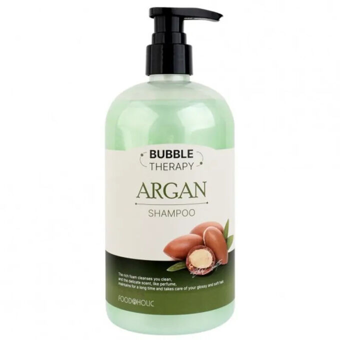 Шампунь Для Волос Foodaholic С Маслом Арганы  Bubble Therapy Argan Shampoo 500мл