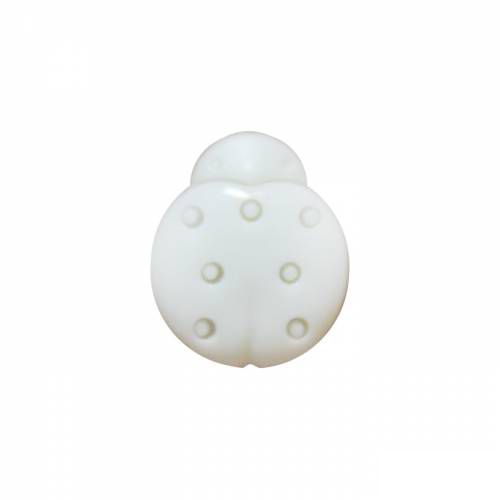 

Пуговица АЙРИС 'Божья коровка', CY 1415, 24L, ДУ (Ю), 36 шт (белый)