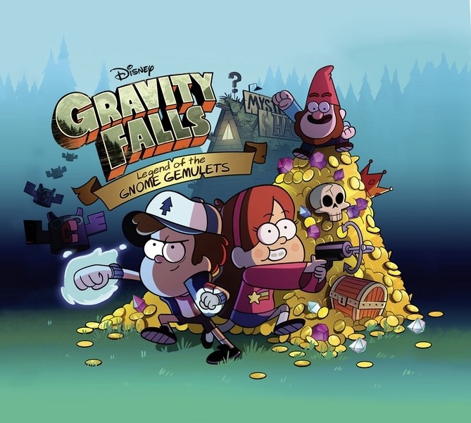 

Постер к мультфильму "Гравити Фолз" (Gravity Falls) A4