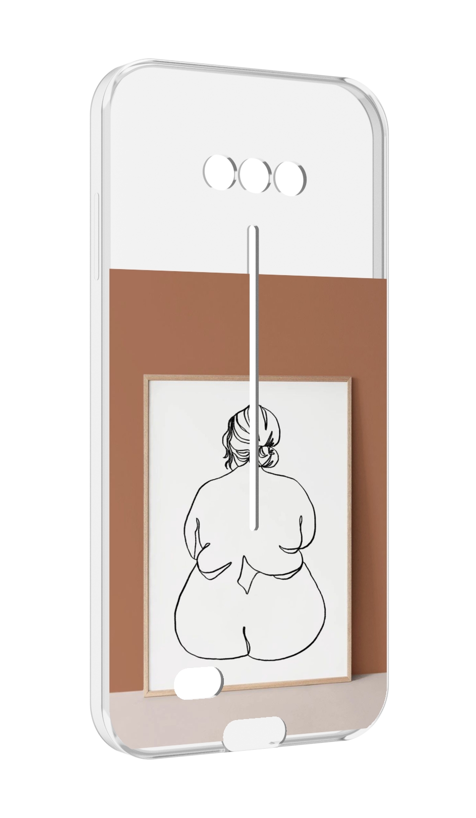 

Чехол MyPads Body Positive Female Figure Line Art женский для Doogee S41/S41 Pro прот..., Tocco