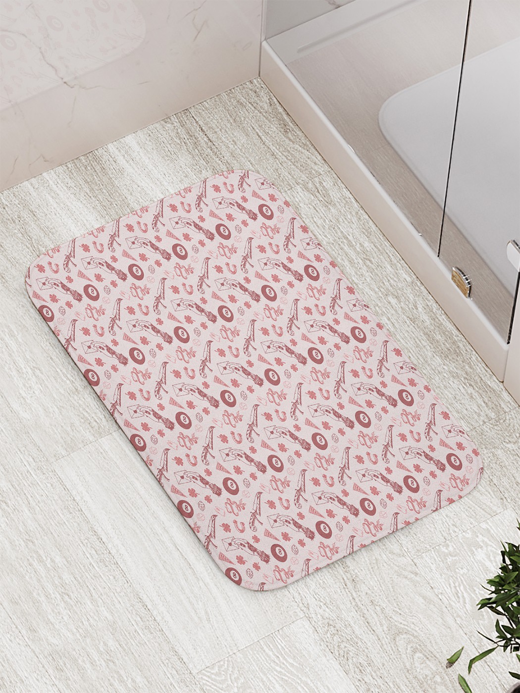 

Коврик противоскользящий для ванной, сауны, бассейна, 77х52 см bath_88054 JoyArty
