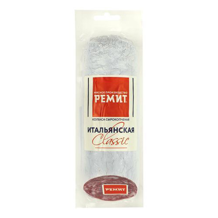 

Колбаса сырокопченая Ремит Итальянская Classic 500 г