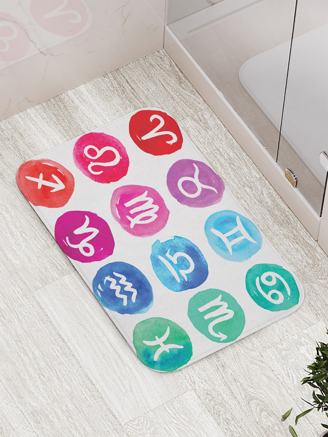 

Коврик противоскользящий для ванной, сауны, бассейна, 77х52 см bath_87944 JoyArty