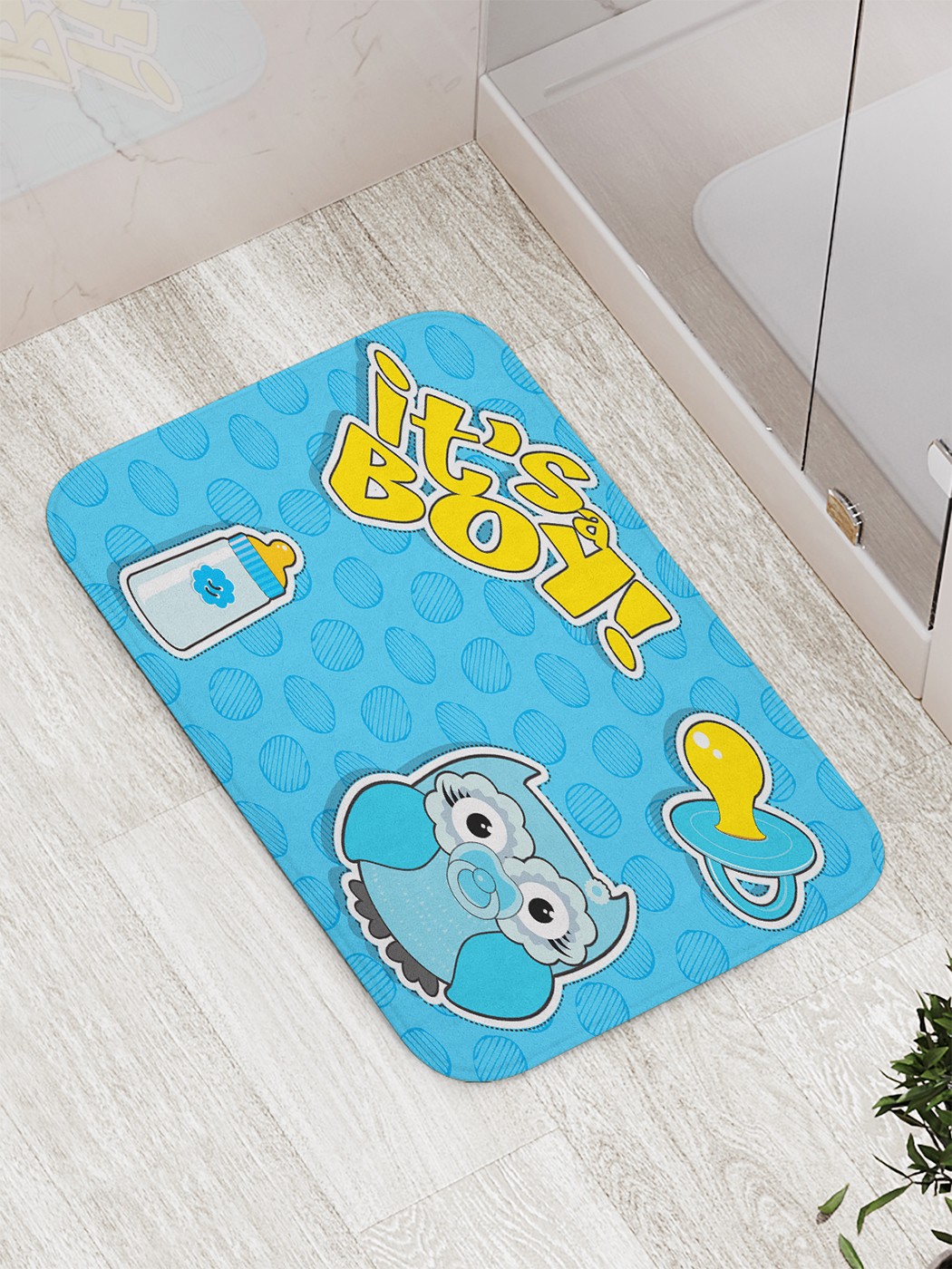 

Коврик противоскользящий для ванной, сауны, бассейна, 77х52 см bath_87899 JoyArty
